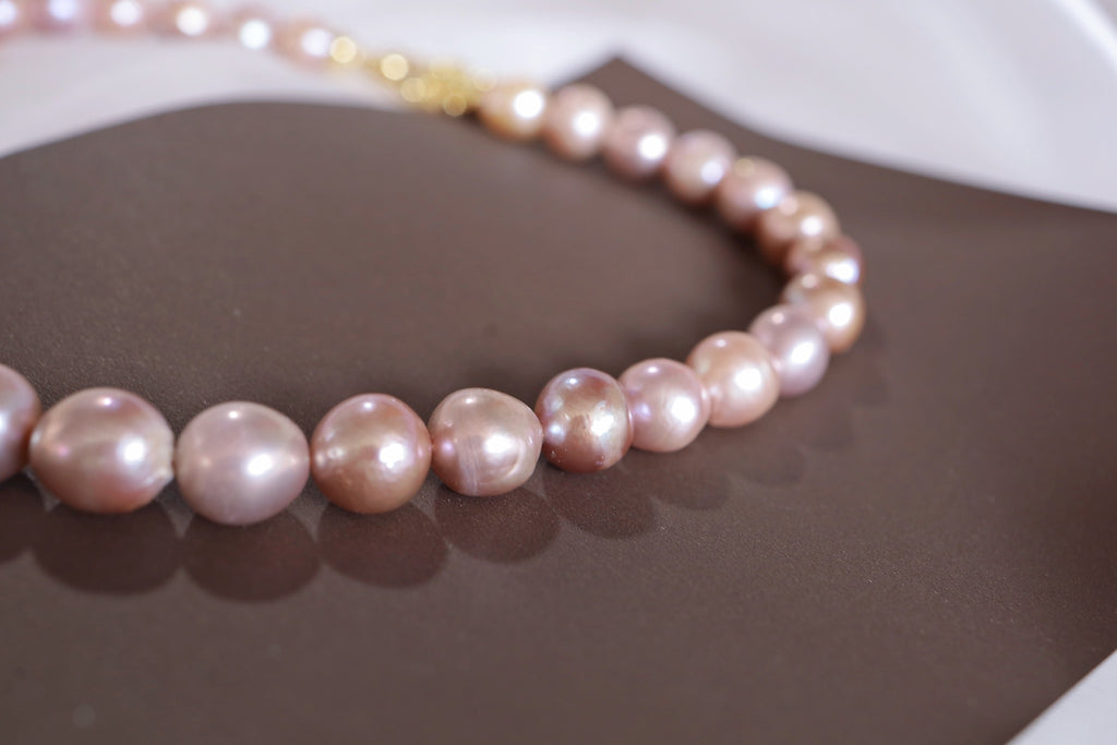 N-002 | Natural Candy Baroque Pearl Necklace (11.7mm)
